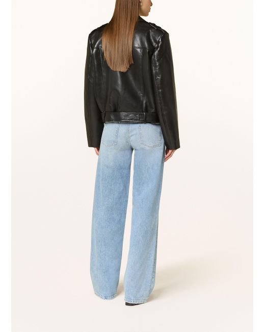 Cambio Blue Wide Leg Jeans AIMEE