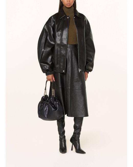 DeMellier London Black Beuteltasche MIAMI MIDI