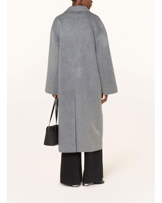 Loulou de Saison Gray Wollmantel BORNEO
