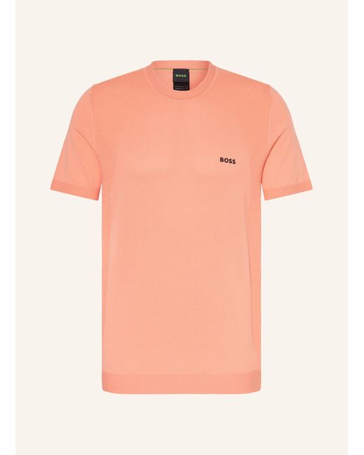 Boss Strickshirt MOMENTUM_LITE in Pink für Herren
