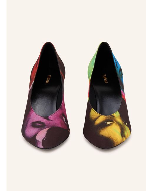 Versace Multicolor Pumps