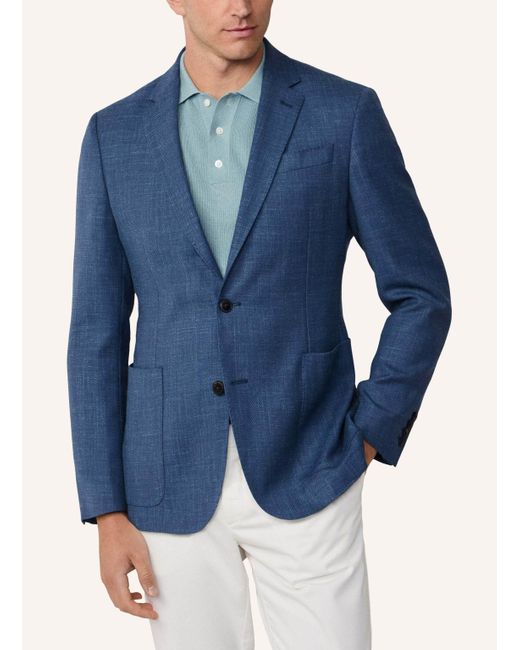 Hackett Blazer STRETCH WL LIN TWILL in Blue für Herren