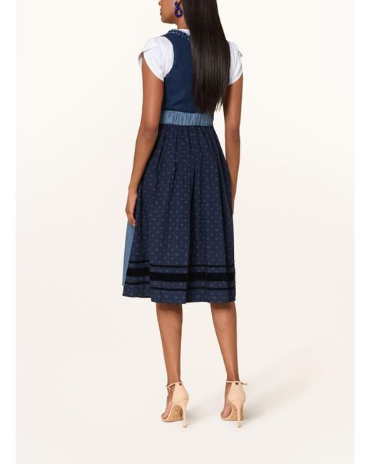 AlpenHERZ Blue Leinendirndl AMANDO