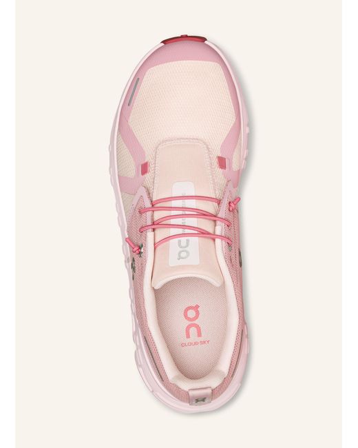 On Shoes Pink Sneaker CLOUD SKY 2