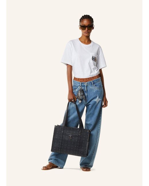 MCM Black Shopper