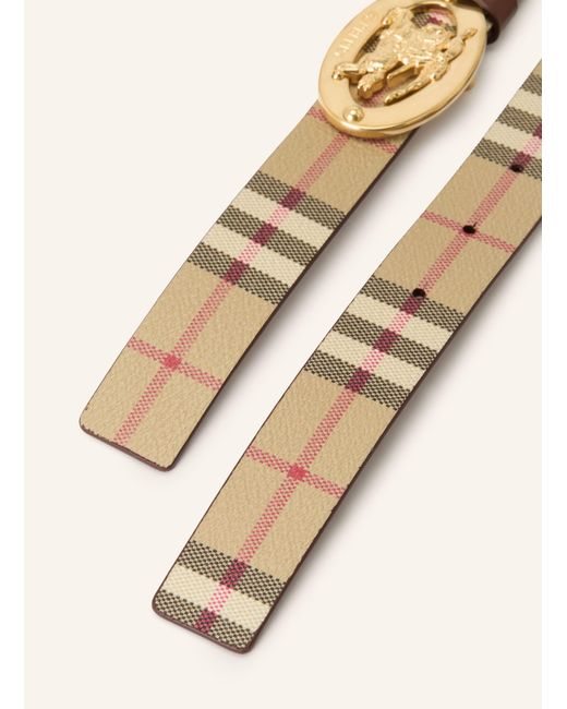 Burberry Natural Ledergürtel