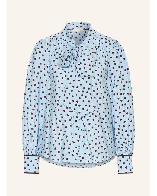 Phase Eight Blue Schluppenbluse COCO