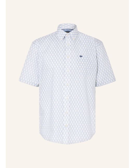 Fynch-Hatton Kurzarm-Hemd Regular Fit in White für Herren