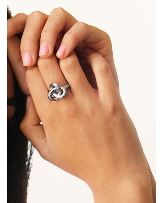 Edblad Metallic Ring INFINITY KNOT L
