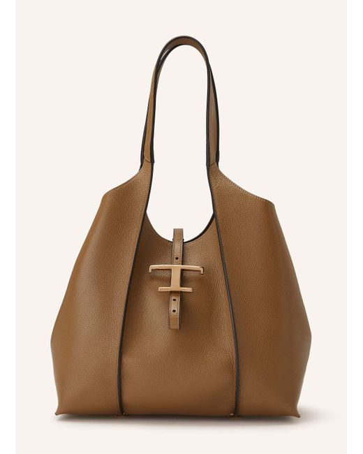 Tod's Brown Beuteltasche mit Pouch