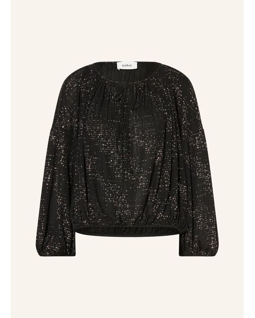 Ba&sh Black Blusenshirt TORNY mit Glitzergarn