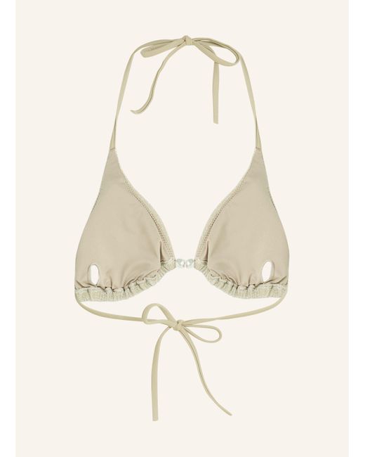 Karl Lagerfeld Natural Triangel-Bikini-Top