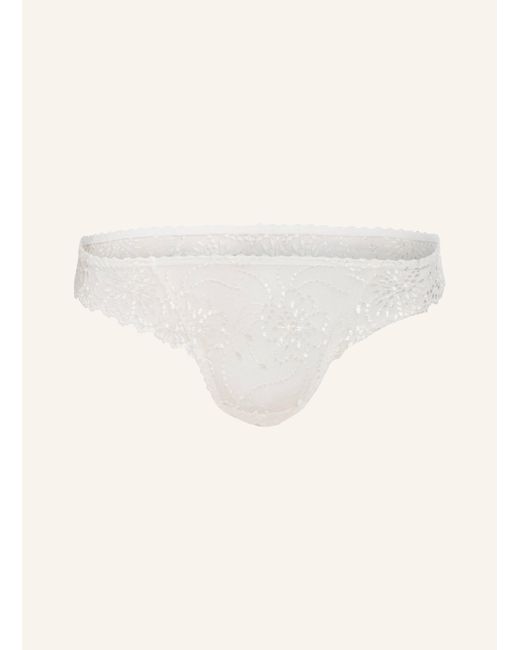 Marie Jo White String JANE mit Schmuckperlen