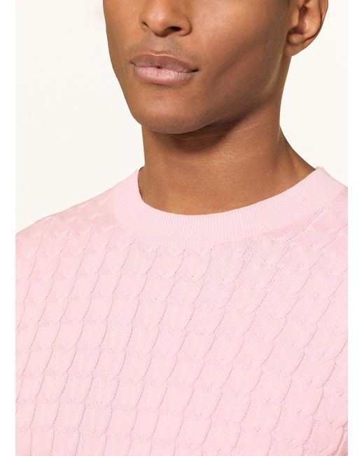STROKESMAN'S Pullover in Pink für Herren