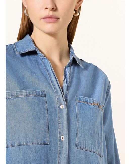 Smith & Soul Blue Hemdblusenkleid in Jeansoptik