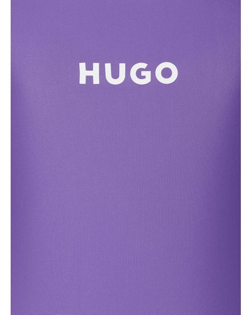 HUGO Purple Badeanzug PURE