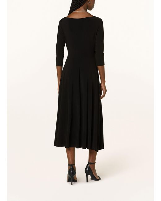 Norma Kamali Black Jerseykleid