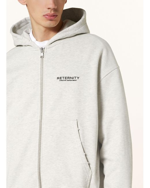 RETERNITY Sweatjacke in Natural für Herren