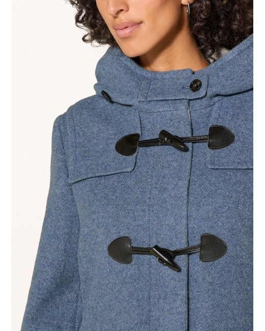 GIL BRET Blue Dufflecoat