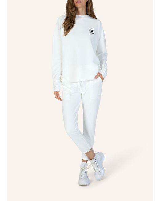 MARC AUREL White Sweatshirt