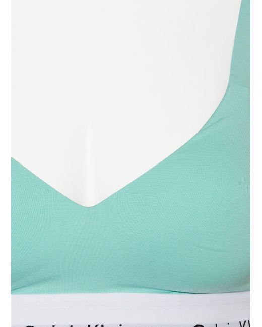Calvin Klein Blue Push-up-BH ICON COTTON MODAL