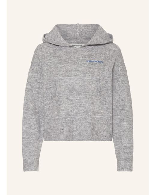 Lolly's Laundry Gray Strick-Hoodie NOOSALL