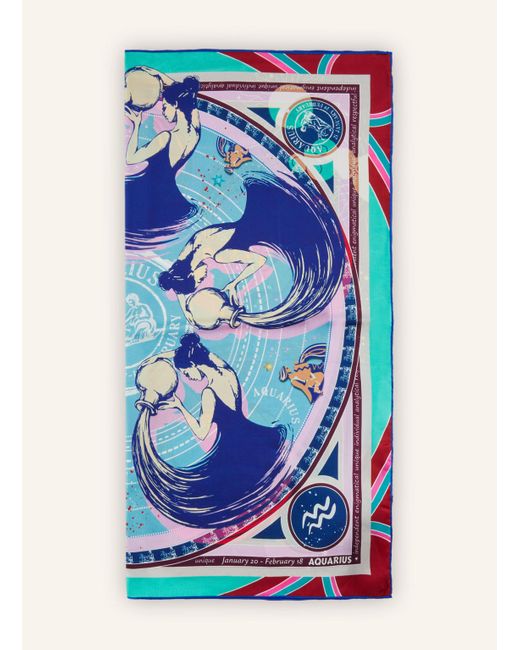 Codello Blue Tuch STERNZEICHEN WASSERMANN