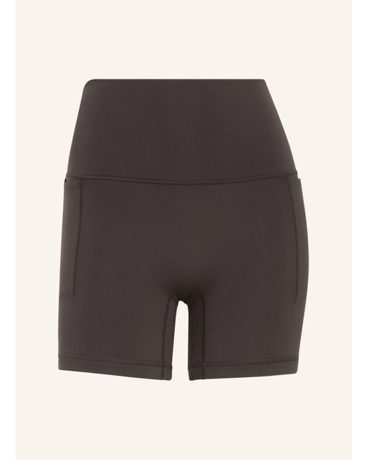 Adidas Gray 3-STREIFEN STUDIO ALL ME BOOTY SHORT LEGGINGS