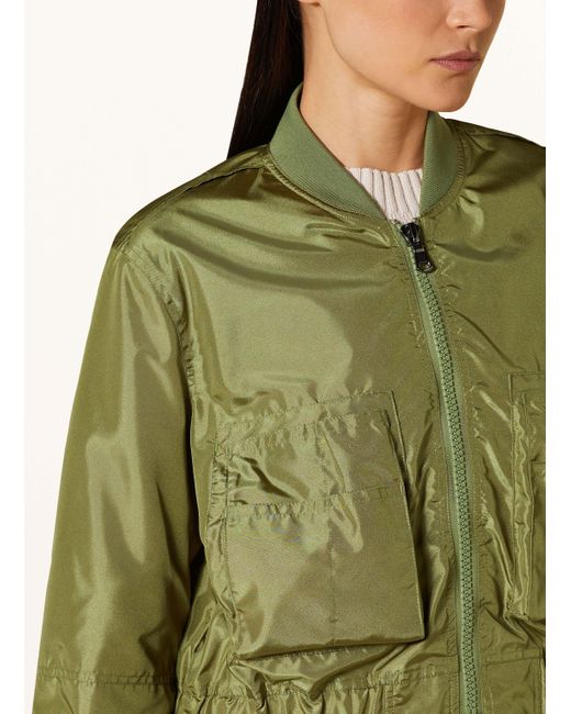 Luisa Cerano Green Cropped-Blouson