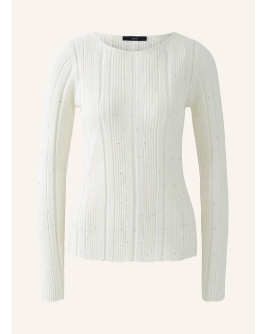 Ouí White Pullover