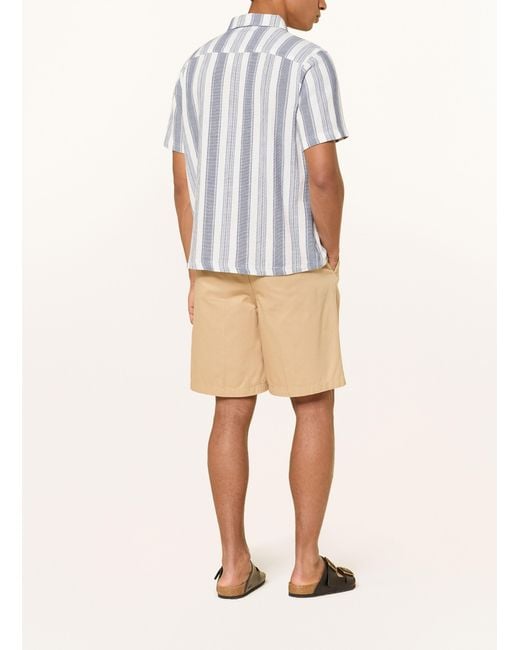 Knowledge Cotton Kurzarm-Hemd in Multicolor für Herren