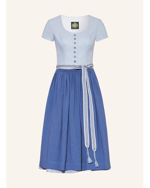hammerschmid Blue Dirndl BIRKENSEE mit Leinen