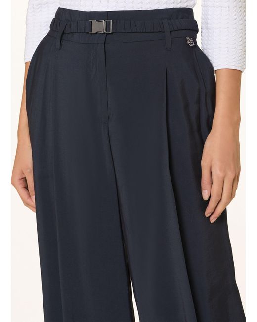 Marc Cain Blue Paperbag-Hose WICHITA