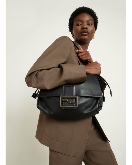 Fendi Black Handtasche MAMMA BAGUETTE
