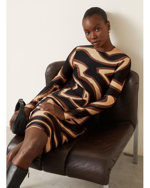 Emilio Pucci Black Etuikleid