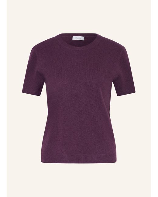 DARLING HARBOUR Purple Strickshirt aus Cashmere