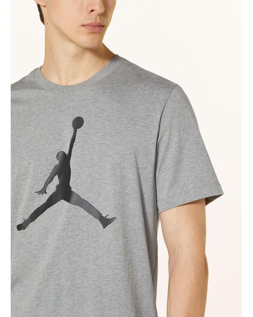 Nike T-Shirt JUMPMAN in Gray für Herren