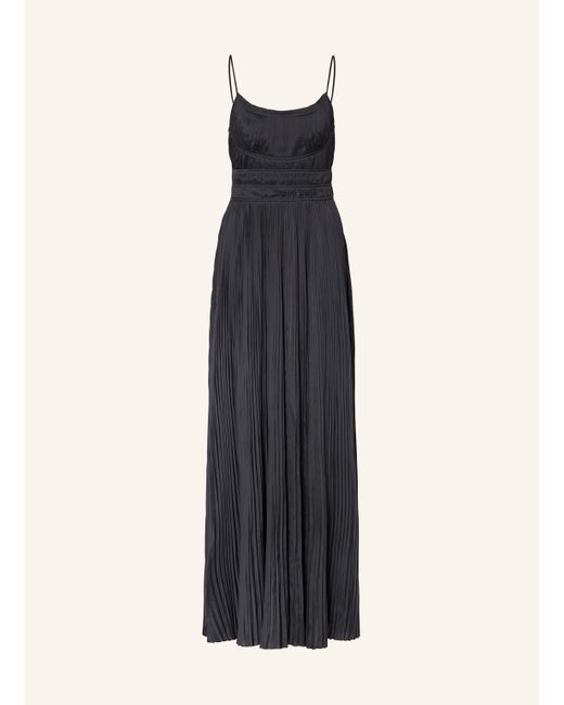 Ulla Johnson Blue Satinkleid REINE mit Plissees