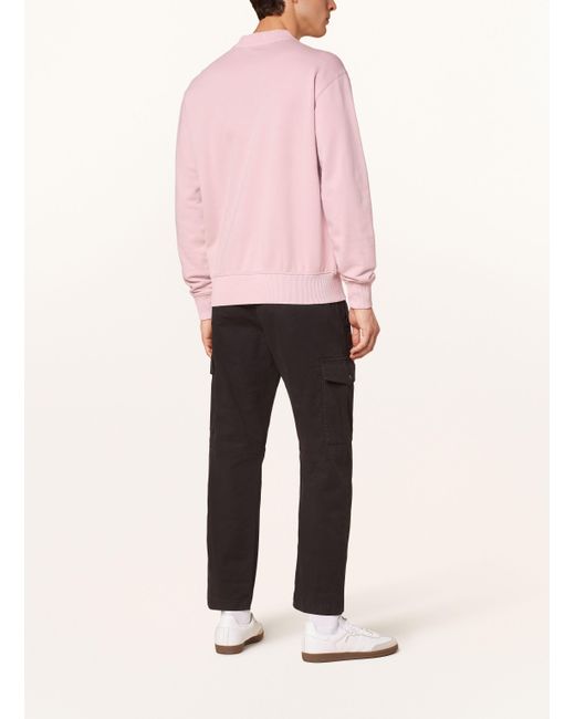 Boss Sweatshirt DYE in Pink für Herren