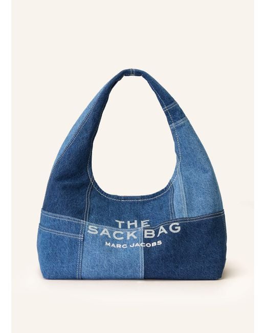Marc Jacobs Blue Schultertasche THE SACK BAG mit Pouch