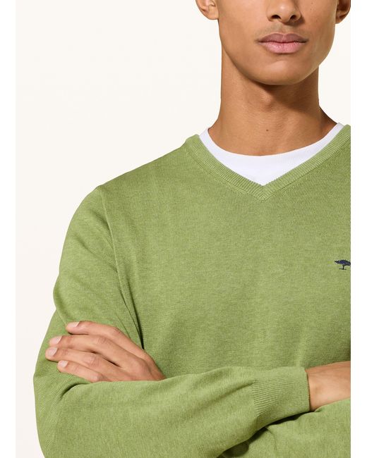 Fynch-Hatton Pullover in Green für Herren