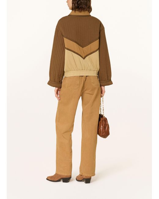 Ba&sh Brown Jacke CISCA
