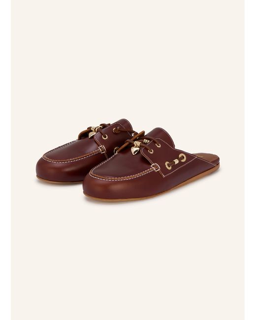 Maje Brown Mules