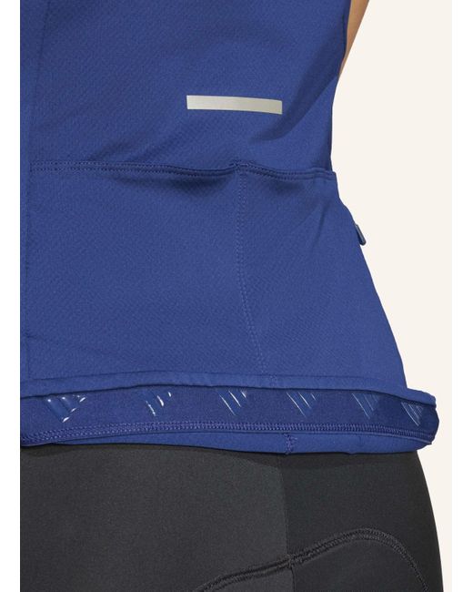 Adidas Blue HERITAGE TEMPO 3-STREIFEN LEGACY RADTRIKOT