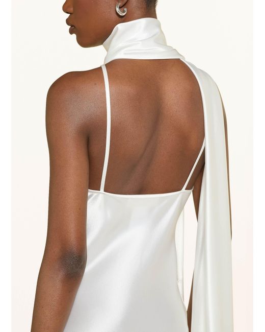 Talbot Runhof Natural Abendkleid aus Satin