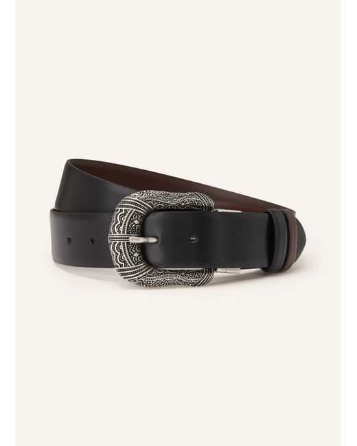 Ba&sh Black Ledergürtel BRASTA