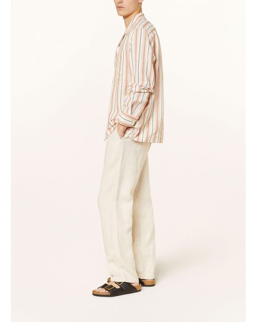 NN07 Leinenhose ADEN Regular Fit in Natural für Herren