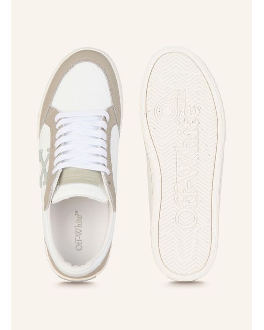 Off-White c/o Virgil Abloh Sneaker NEW LOW VULCANIZED in Natural für Herren