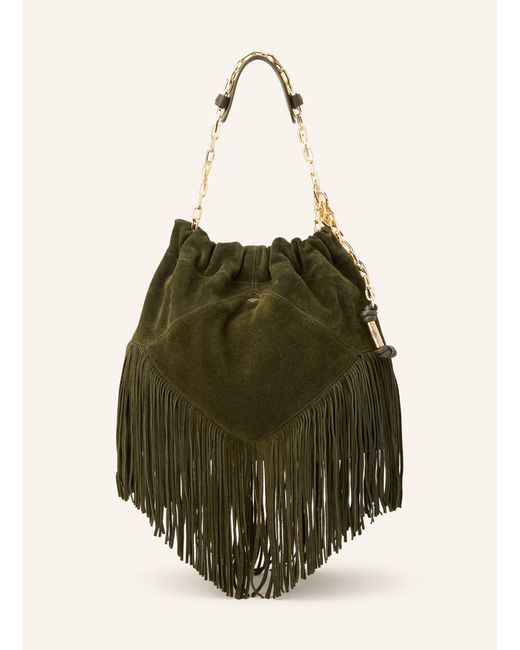 Ba&sh Natural Schultertasche JUNE MEDIUM