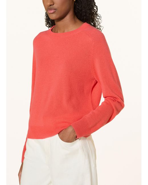 Repeat Cashmere Red Cashmere-Pullover